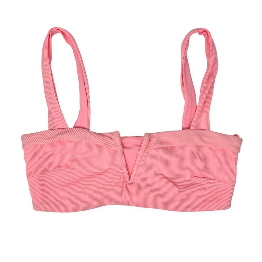 LSpace Lee Lee Bikini Top Pink Size DD NWT - Picture 1 of 6